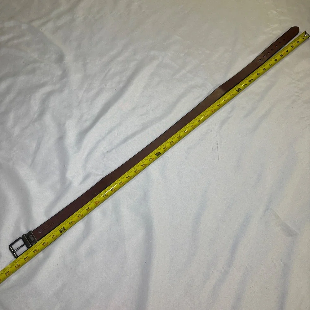 Levis‎ Mens Reversible Belt Brown Black XL 34 36 Gunmetal Buckle